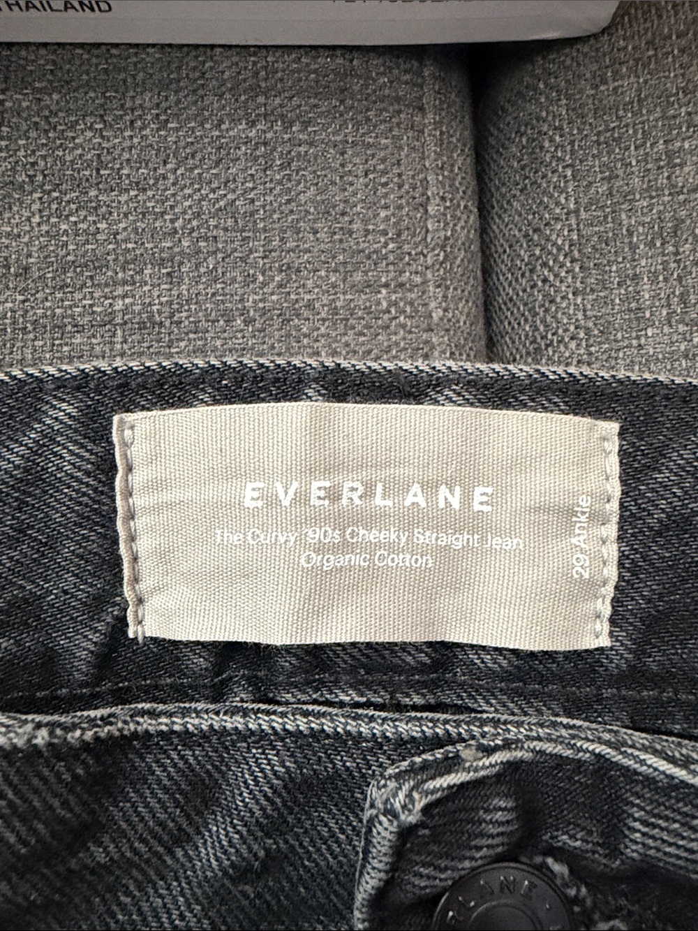 Everlane Black Slim Straight Jeans